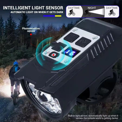 Ultimate Ride 9LED USBC Rechargeable Bike Headlight 11