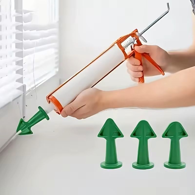 Sealed Nozzles 3Piece  Sealant Tool For Sprays  Scrapers 3 Different Calibers Fits Floor Cleaning   2