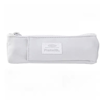 Slim Canvas Notebook Pencil Holder  Zippered Pen Pouch With Adjustable Elastic Band 3