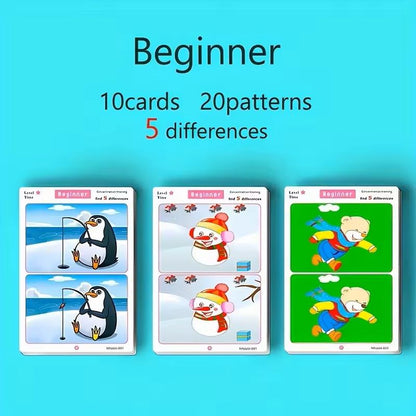 Interactive Training Card Set  Observation Logic  Thinking Skill Development Puzzle Cards For Kids 1
