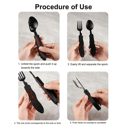 Folding Camping Multi Tool Utensil 1