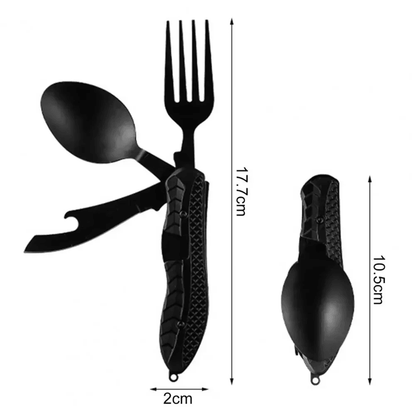 Folding Camping Multi Tool Utensil 4