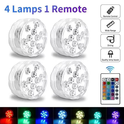 RadiantWave UnderWater RGB Ambient Light Strip BatteryPowered  IP68 Waterproof 1