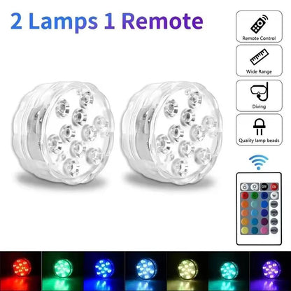RadiantWave UnderWater RGB Ambient Light Strip BatteryPowered  IP68 Waterproof 2