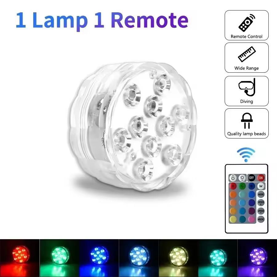 RadiantWave UnderWater RGB Ambient Light Strip BatteryPowered  IP68 Waterproof 3