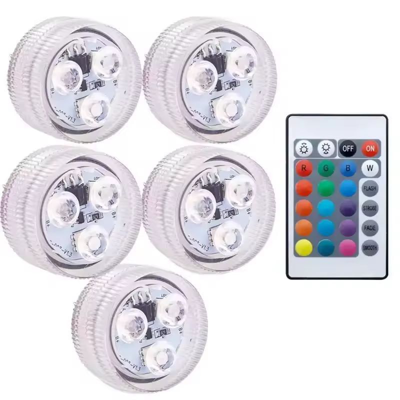 RadiantWave UnderWater RGB Ambient Light Strip BatteryPowered  IP68 Waterproof 5