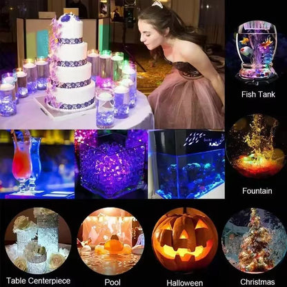 RadiantWave UnderWater RGB Ambient Light Strip BatteryPowered  IP68 Waterproof 7