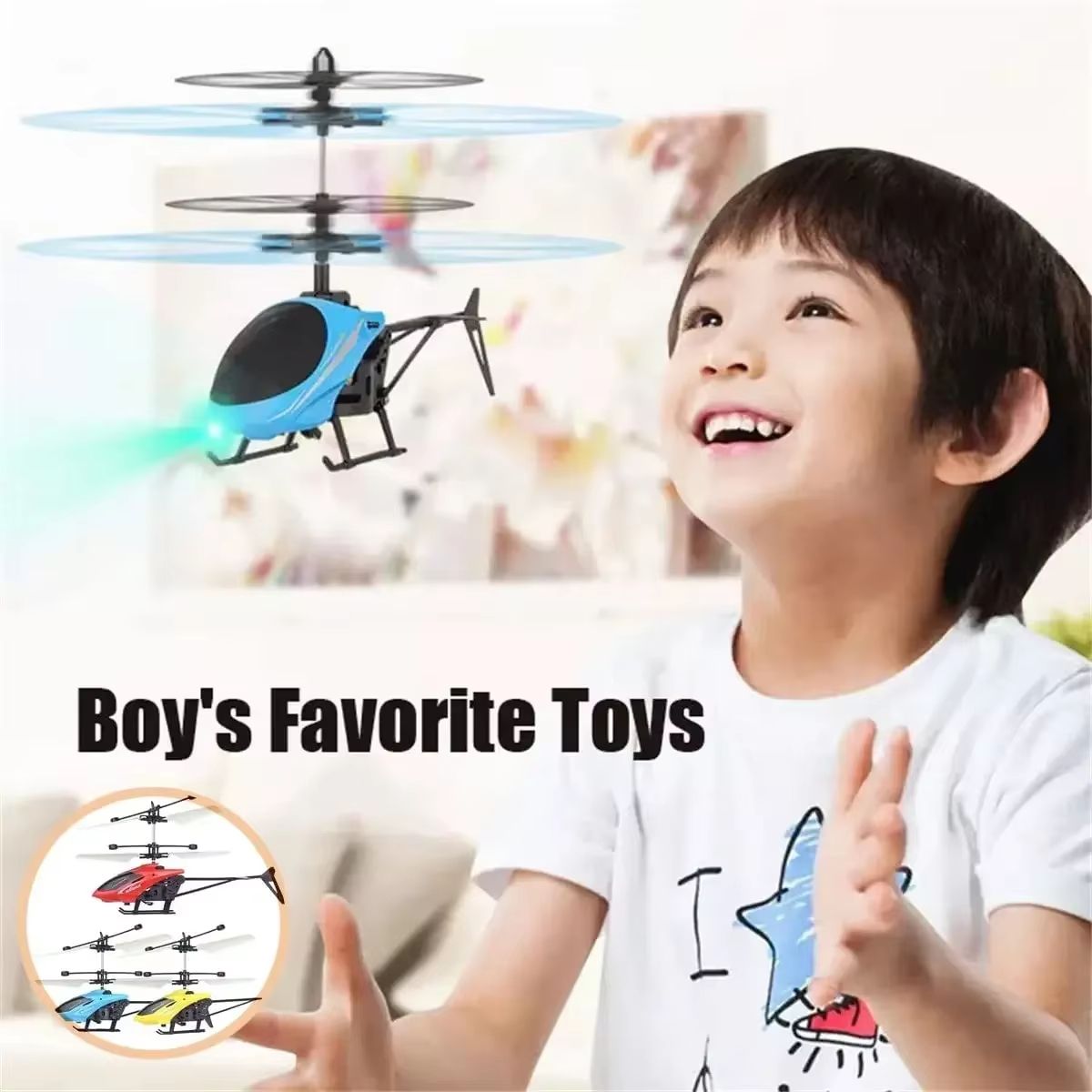 Mini Gesture Control Helicopter For Kids  Remote Flying Toy With Lights 4