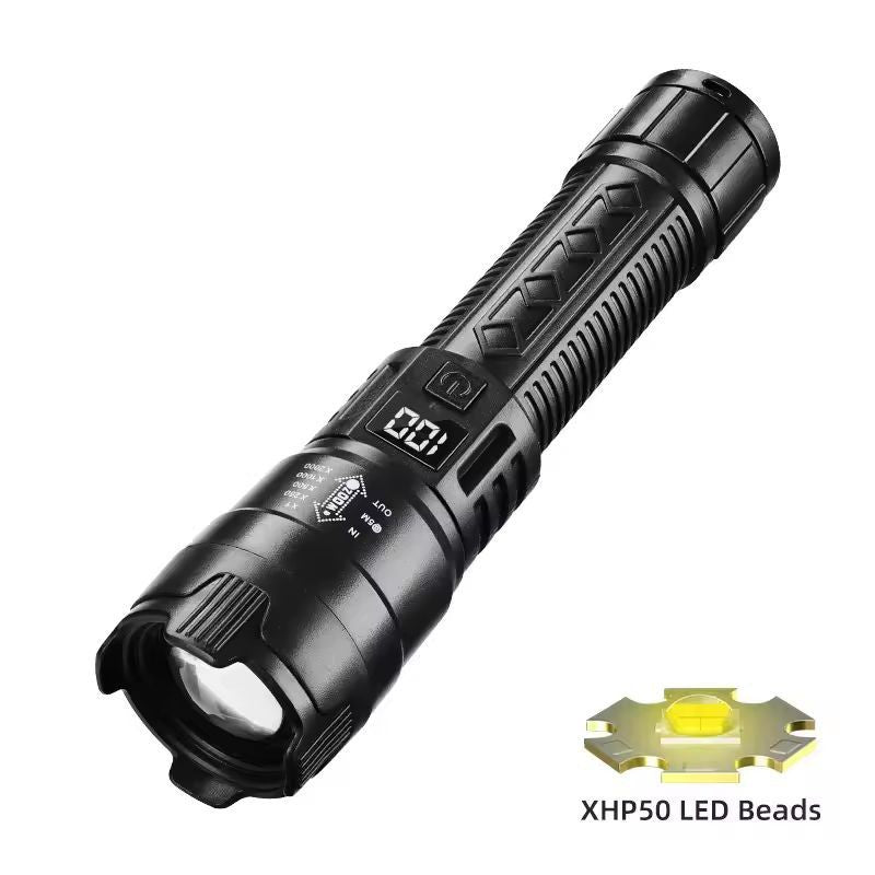 UltraBright 9900LM USB Rechargeable LED Flashlight  Telescopic Zoom Torch For Outdoor Camping 4