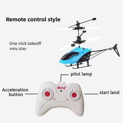 Mini RC Helicopter Drone For Kids  Safe FallResistant Rechargeable Flying Toy 2