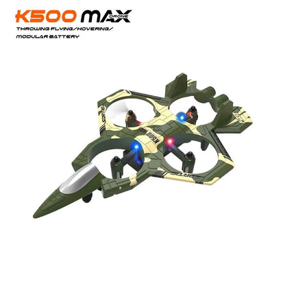 K500 RC Drone Fighter Jet  24G Remote Control Airplane With 360 Flips And Hovering 6