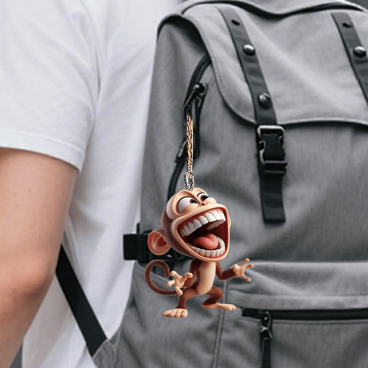 Car Hanging Monkey Decor Ornament 1