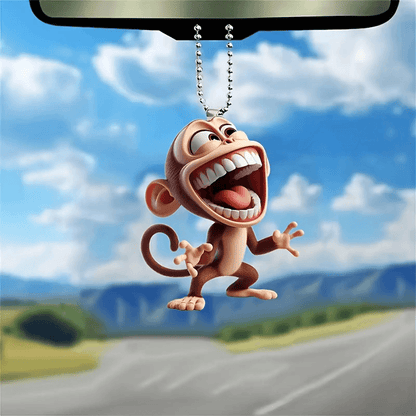 Car Hanging Monkey Decor Ornament 2