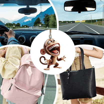 Car Hanging Monkey Decor Ornament 3