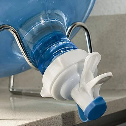 Reusable Plastic Spigot Faucet Water Dispenser Spout Bottle Cap for Office School Use