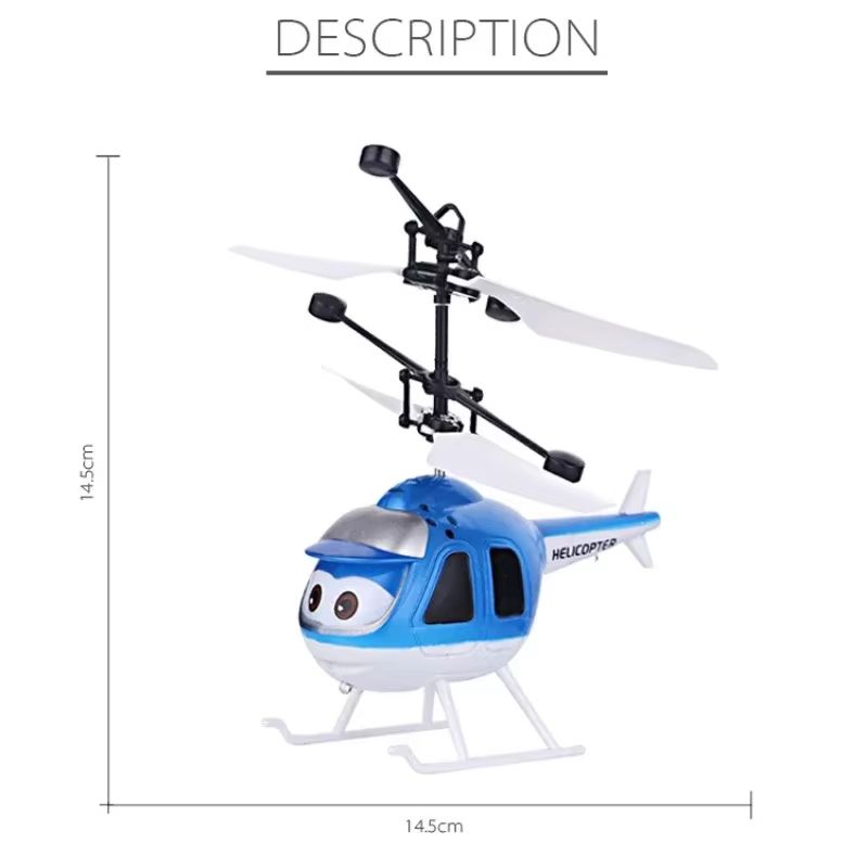 Mini Infrared Sensor RC Helicopter  DualMode 3D Gyro Remote Control Toy For Kids 5