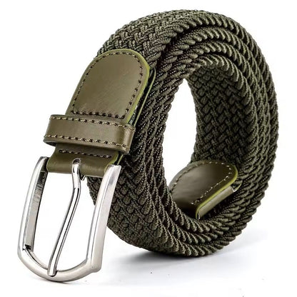 Mens Elastic Braided Stretch Belt Woven Comfortable Belt For Golf Casual Wear And Jeans 10