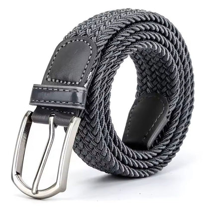 Mens Elastic Braided Stretch Belt Woven Comfortable Belt For Golf Casual Wear And Jeans 13