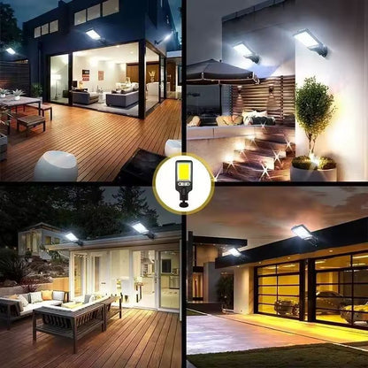 Solar Brilliance 108 COB Outdoor MotionSensor Street  Wall Light 6