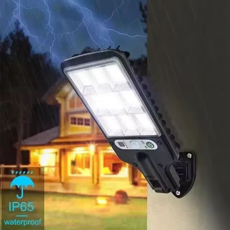 Solar Brilliance 108 COB Outdoor Motion-Sensor Street & Wall Light