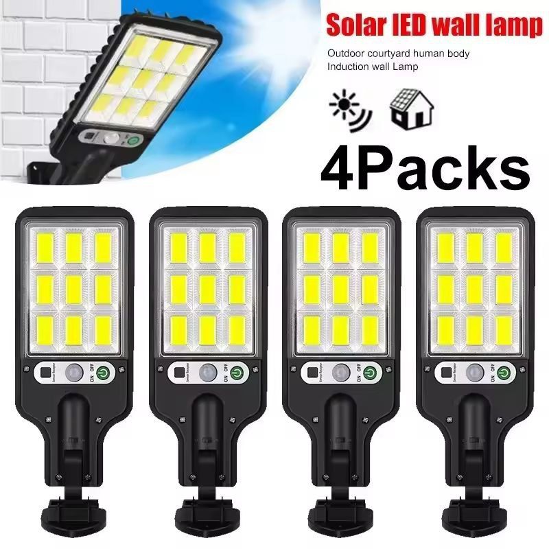 Solar Brilliance 108 COB Outdoor MotionSensor Street  Wall Light 10