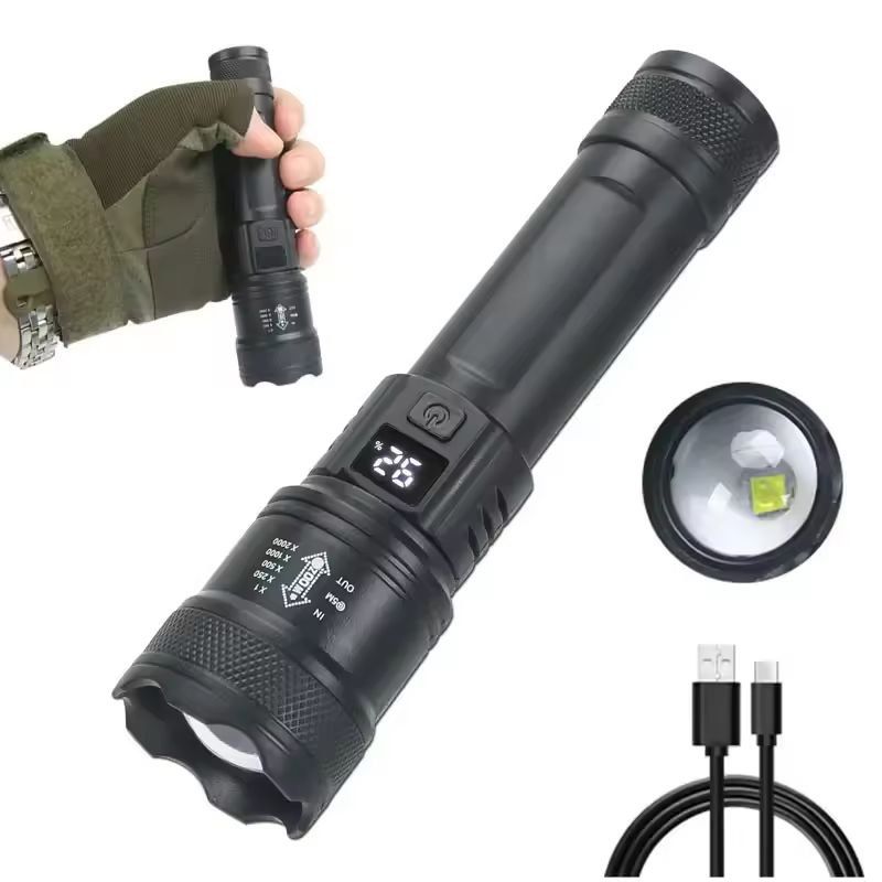 UltraBright USB Rechargeable LED Torch  Lantern Perfect For Camping  Emergencies 2