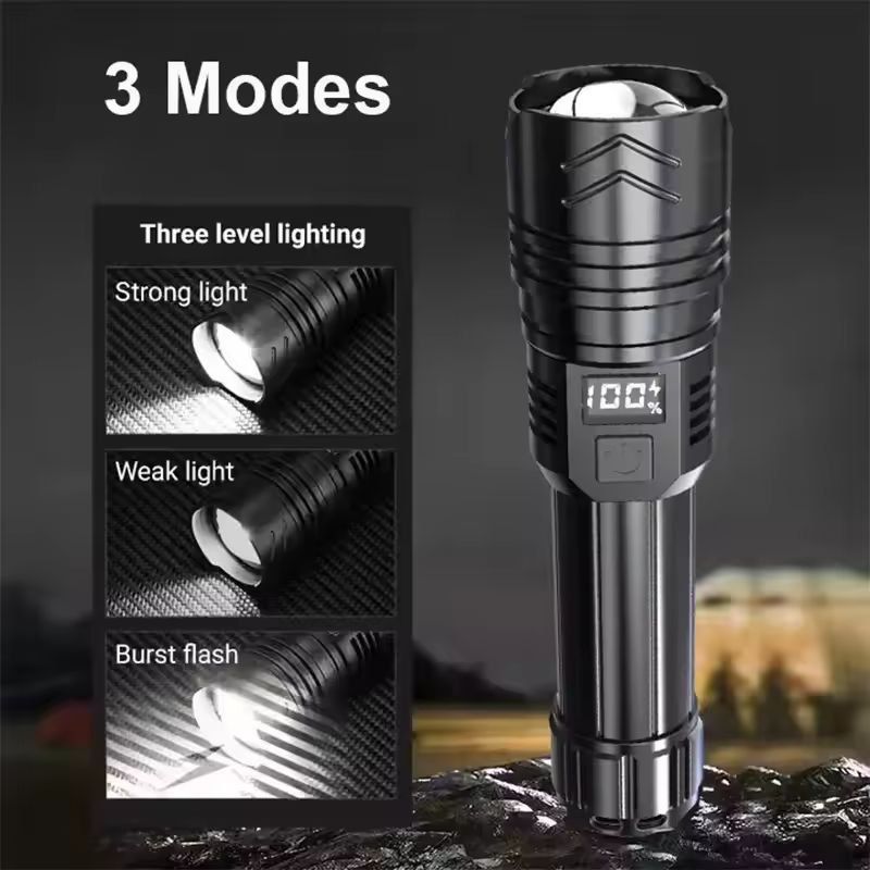 UltraBright USB Rechargeable LED Torch  Lantern Perfect For Camping  Emergencies 9