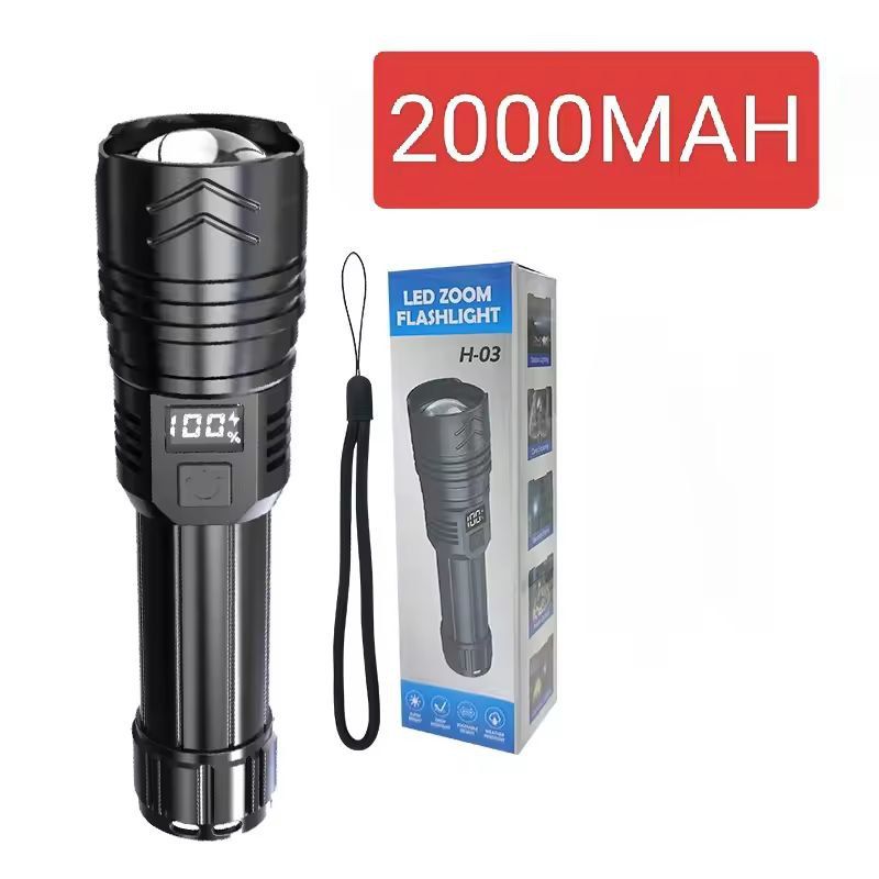 UltraBeam Pro 1000000 LM High Power LED Flashlight  USB Rechargeable For Camping Emergency  Outdoor 1