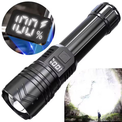 UltraBeam Pro 1000000 LM High Power LED Flashlight  USB Rechargeable For Camping Emergency  Outdoor 4