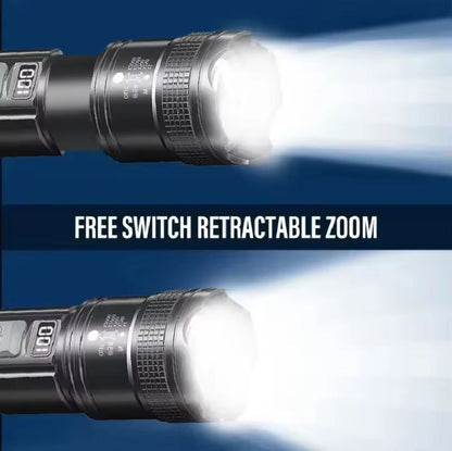 UltraBeam Pro 1000000 LM High Power LED Flashlight  USB Rechargeable For Camping Emergency  Outdoor 7