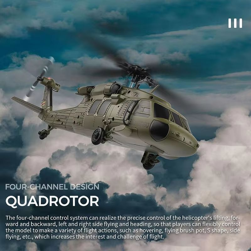 K170 UH60L RC Helicopter With Altitude Hold And 6Axis Gyroscope 2