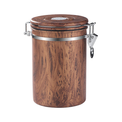 Coffee Bean Storage Tea, Stainless Steel Airtight Tank, Kitchen Items Moisture Proof Cans, Grain Storage Box