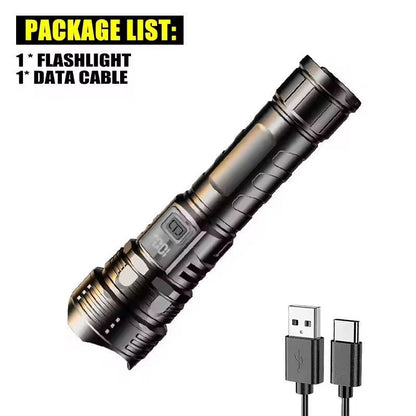 UltraBeam 2000M Rechargeable Tactical Flashlight  100000 LM Super Bright Zoom Torch 4