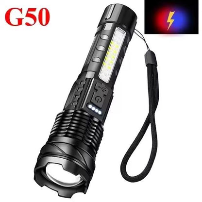 UltraBeam 2000M Rechargeable Tactical Flashlight  100000 LM Super Bright Zoom Torch 5