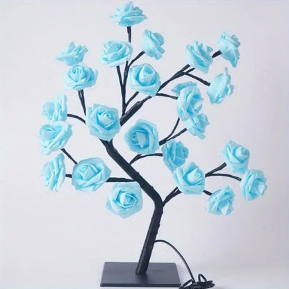 Flower Lamp For Valentine's Day Wedding Decor, DIY Branches Night Lights Tree Fairy Lamp For Bedroom Home Decor