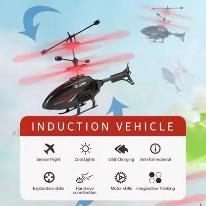 GestureFly GestureSensor Indoor Flying Toy Helicopter Infrared Remote  LED Light 5