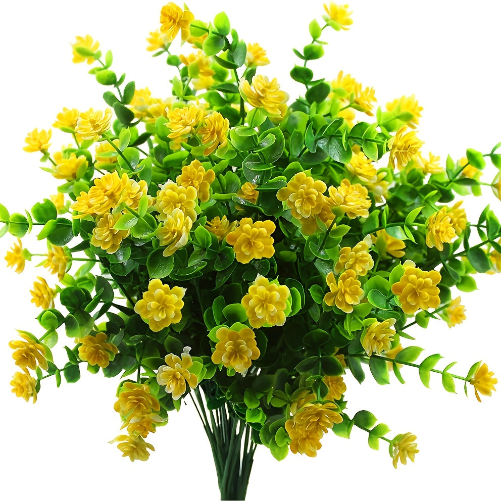 Bundles Artificial Plants Fake Boston Ferns Bushes Faux Shrubs Greenery For Home Garden Outdoor UV  11