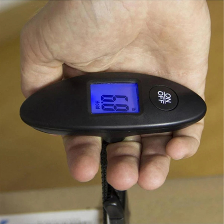 Portable Luggage Scale, Travel Digital Hanging Scales, High Precision LCD Scale, Electronic Luggage with Webbing Belt