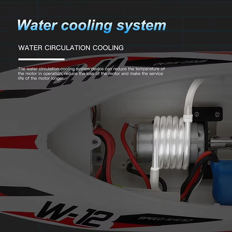 AquaRacer WL912A HighSpeed 22 MPH RC Racing Boat 24 GHz Remote Control 2