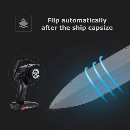AquaRacer WL912A HighSpeed 22 MPH RC Racing Boat 24 GHz Remote Control 4