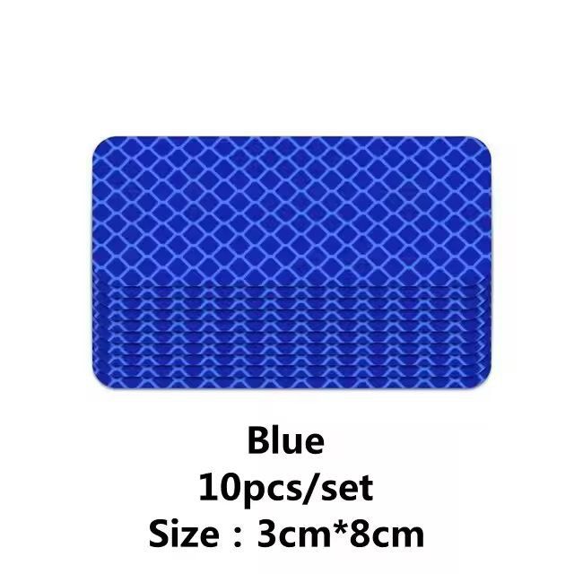 ReflectSafe 10Pack Car Bumper Reflective Warning Strip Tape  HighVisibility Reflector Stickers For  2