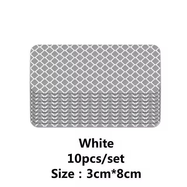 ReflectSafe 10Pack Car Bumper Reflective Warning Strip Tape  HighVisibility Reflector Stickers For  3