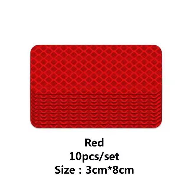 ReflectSafe 10Pack Car Bumper Reflective Warning Strip Tape  HighVisibility Reflector Stickers For  4