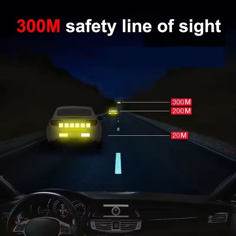 ReflectSafe 10Pack Car Bumper Reflective Warning Strip Tape  HighVisibility Reflector Stickers For  7