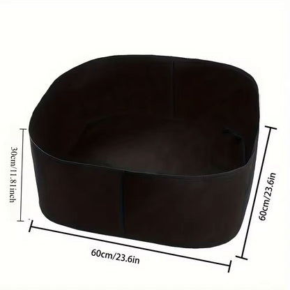 Breathable Fabric Elevated Garden Bed Rectangular Raised Planting Bag For Herbs Flowers And Vegetab 3