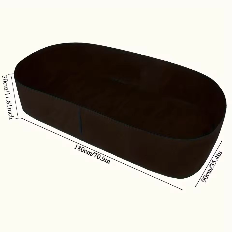 Breathable Fabric Elevated Garden Bed Rectangular Raised Planting Bag For Herbs Flowers And Vegetab 5