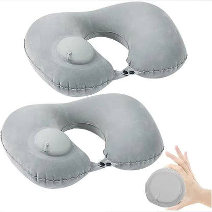TravelFlock Inflatable Portable Neck Pillow For Travel  Outdoor 3