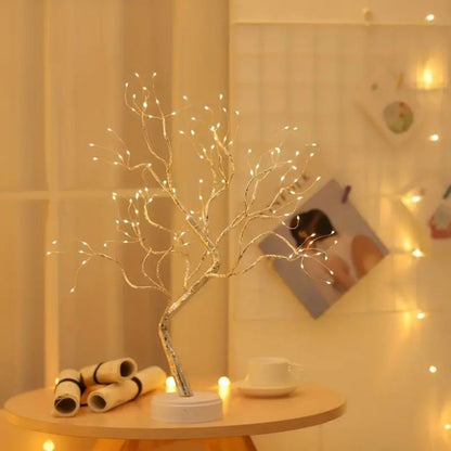USB Battery Operated Starry Copper String Lights, LED Warm White Tree Lights, Indoor Outdoor Ramadan Lighting