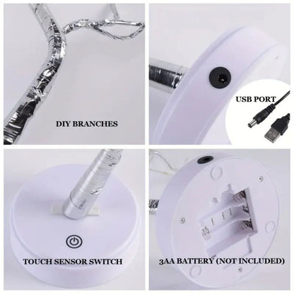 USB Battery Operated Starry Copper String Lights LED Warm White Tree Lights Indoor Outdoor Ramadan  2