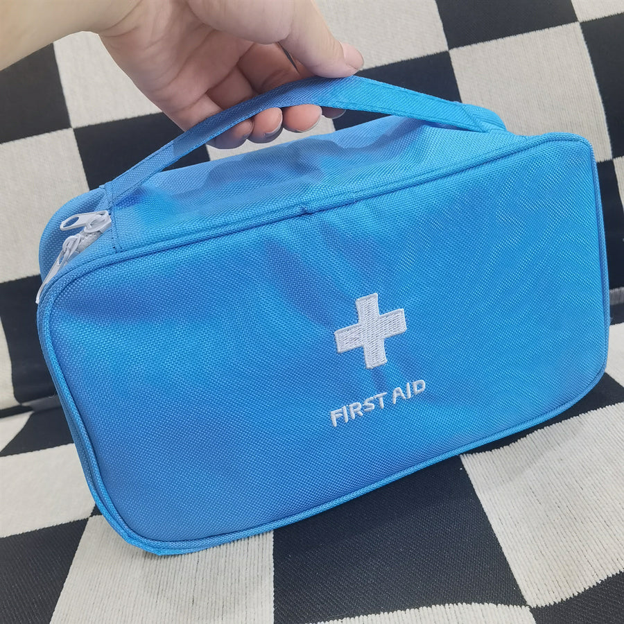 Health Medicine Storage Case Portable Travel First Aid Kit Oxford Cloth Emergency Tote Bag Outdoor  4